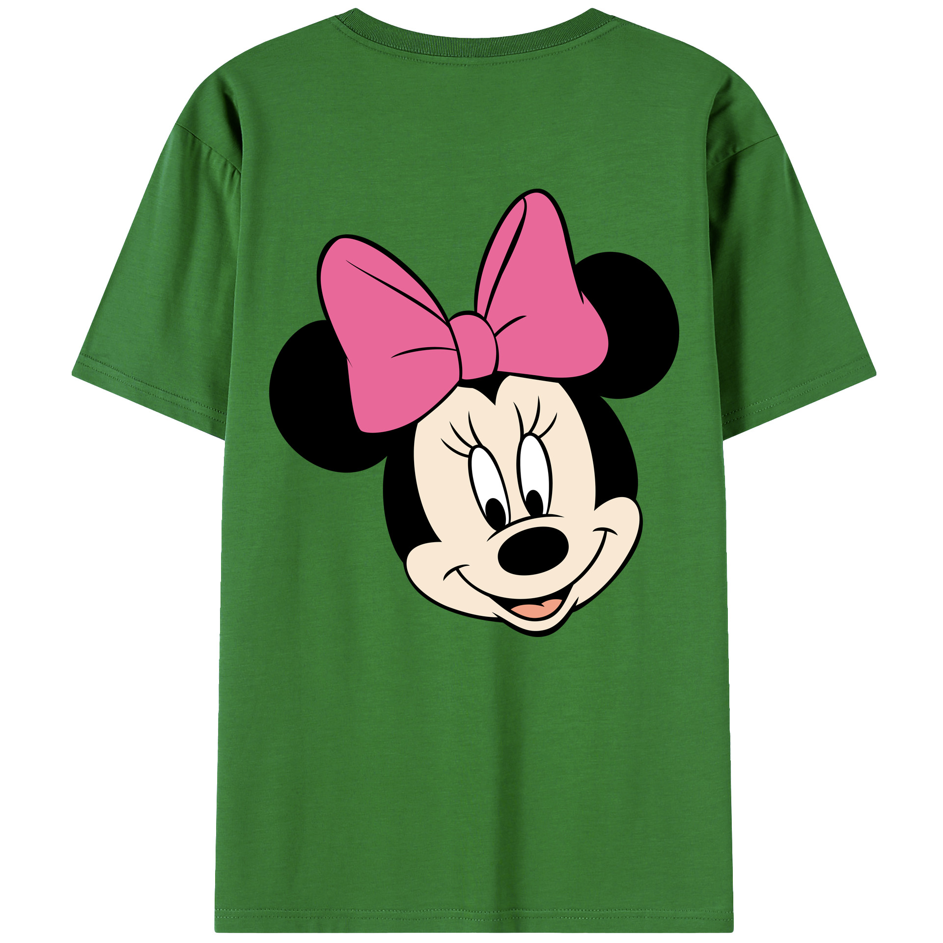 （画像用） ミッキーマウス Mickey Mouse レディース半袖Tシャツ(バックプリント)
